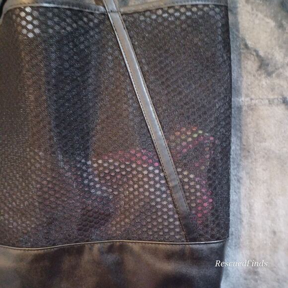 Victoria Secret Mesh Tote w PINK Lunch Bag - Picture 3 of 7
